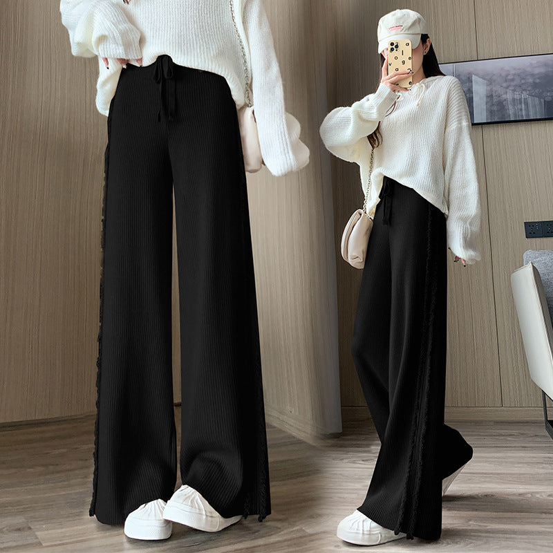 Calça Pantalona Feminina com Franjas