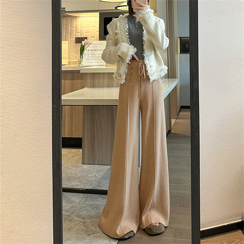 Calça Pantalona Feminina Cintura Alta