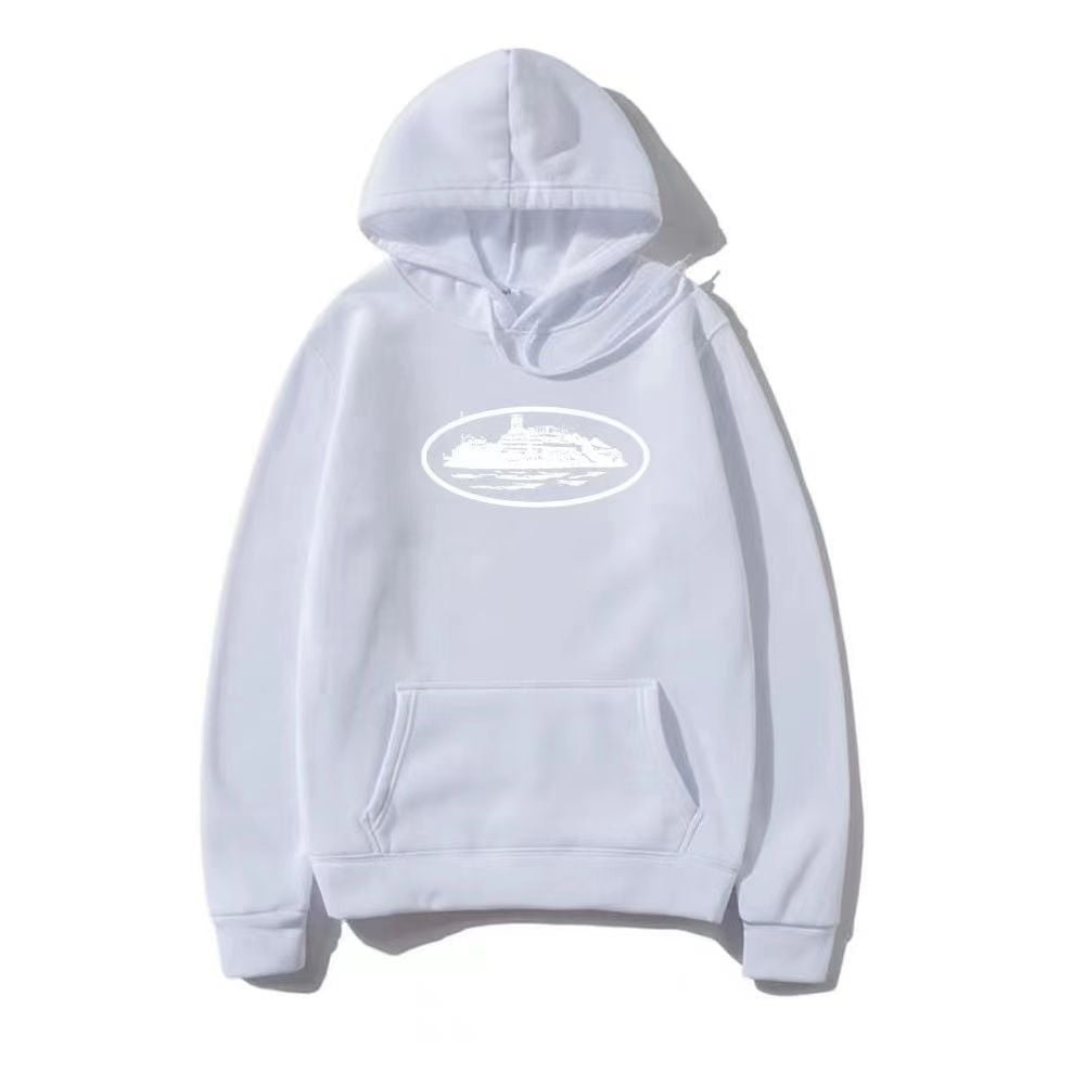 Casual Hooded Long Sleeve Loose Pullover Sweatshirt