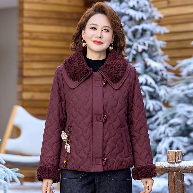 Collar long sleeved jacket
