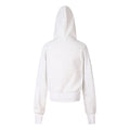 Casual Rhinestone Embellished Zip-Up Hooded Slim Fit Cropped Jacket