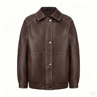 Collar long sleeved jacket
