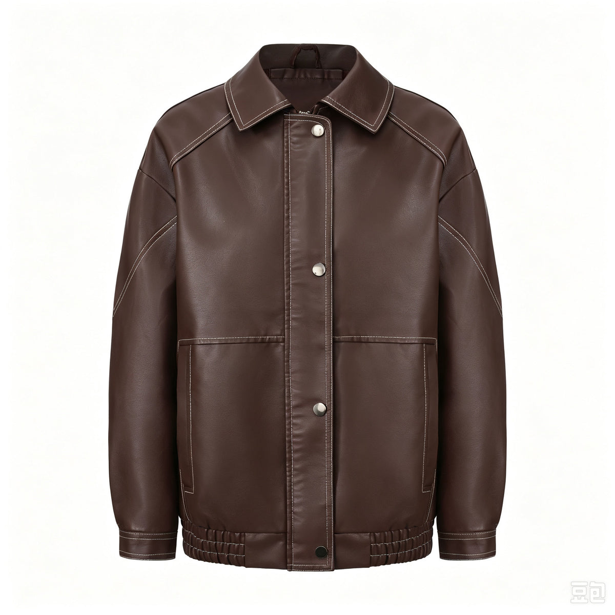 Collar long sleeved jacket