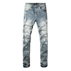 Men's Street Casual Slim Fit Stretch Denim Jeans