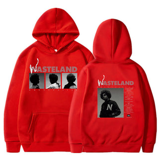 Printed Long Sleeve Hooded Fleece Lined Men Women Sweatshirt