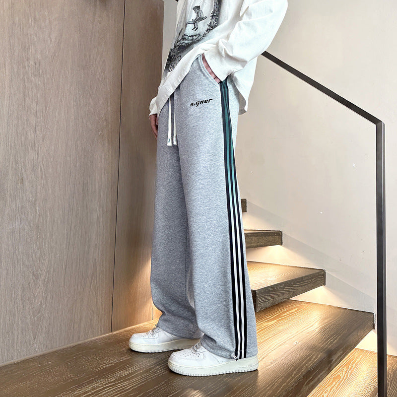Loose Fit Straight Leg Sweatpants for Teens