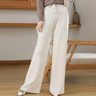 Calça Reta Feminina Cintura Elástica