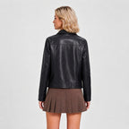 Zipper lapel jacket for Women