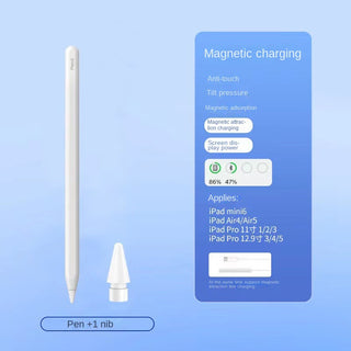 Caneta Capacitiva Magnética para iPad com Recarga sem Fio — 3ª Geração