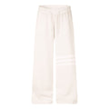 Three-Stripe Wide Leg Drawstring Sweatpants Women Casual Soft Straight Long Pants