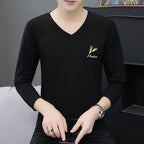 Men's slim fit long sleeved T-shirt