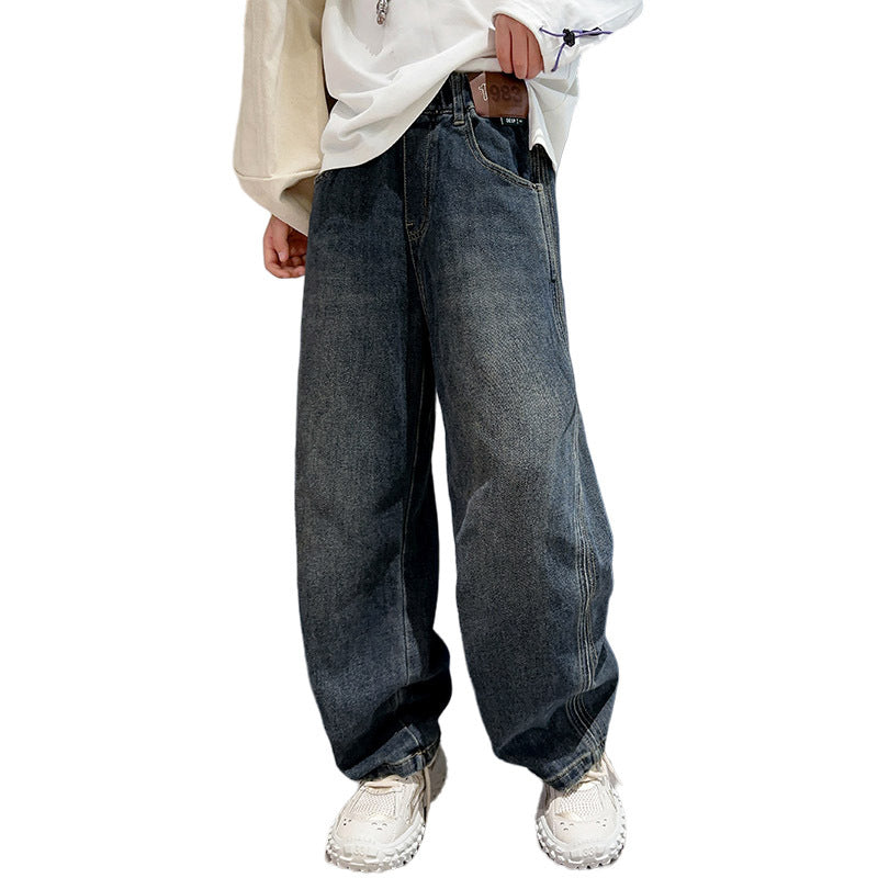 Boys Casual Denim Long Pants