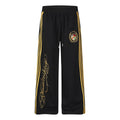 Side Stripe Sweatpants Women Badge Embroidery Wide Leg Loose Casual Track Pants