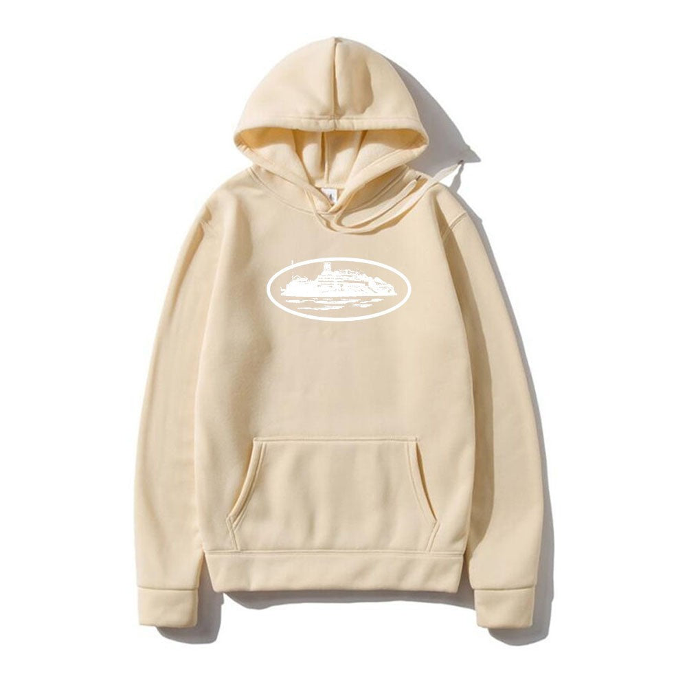 Casual Hooded Long Sleeve Loose Pullover Sweatshirt