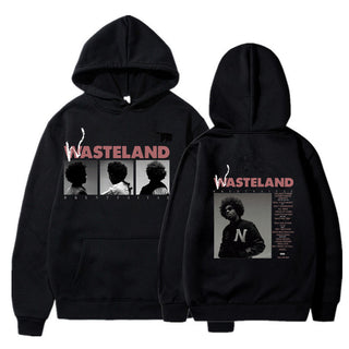Printed Long Sleeve Hooded Fleece Lined Men Women Sweatshirt