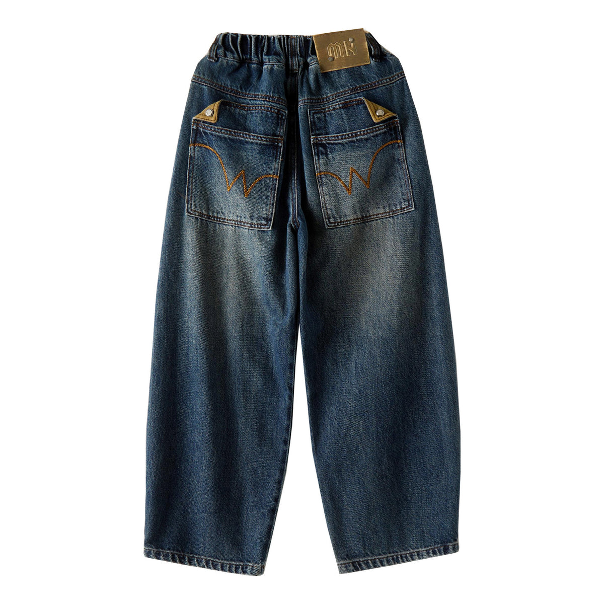 Casual Boys Spring Autumn Straight Leg Loose Fit Denim Jeans
