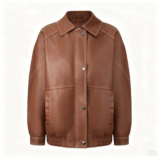 Collar long sleeved jacket