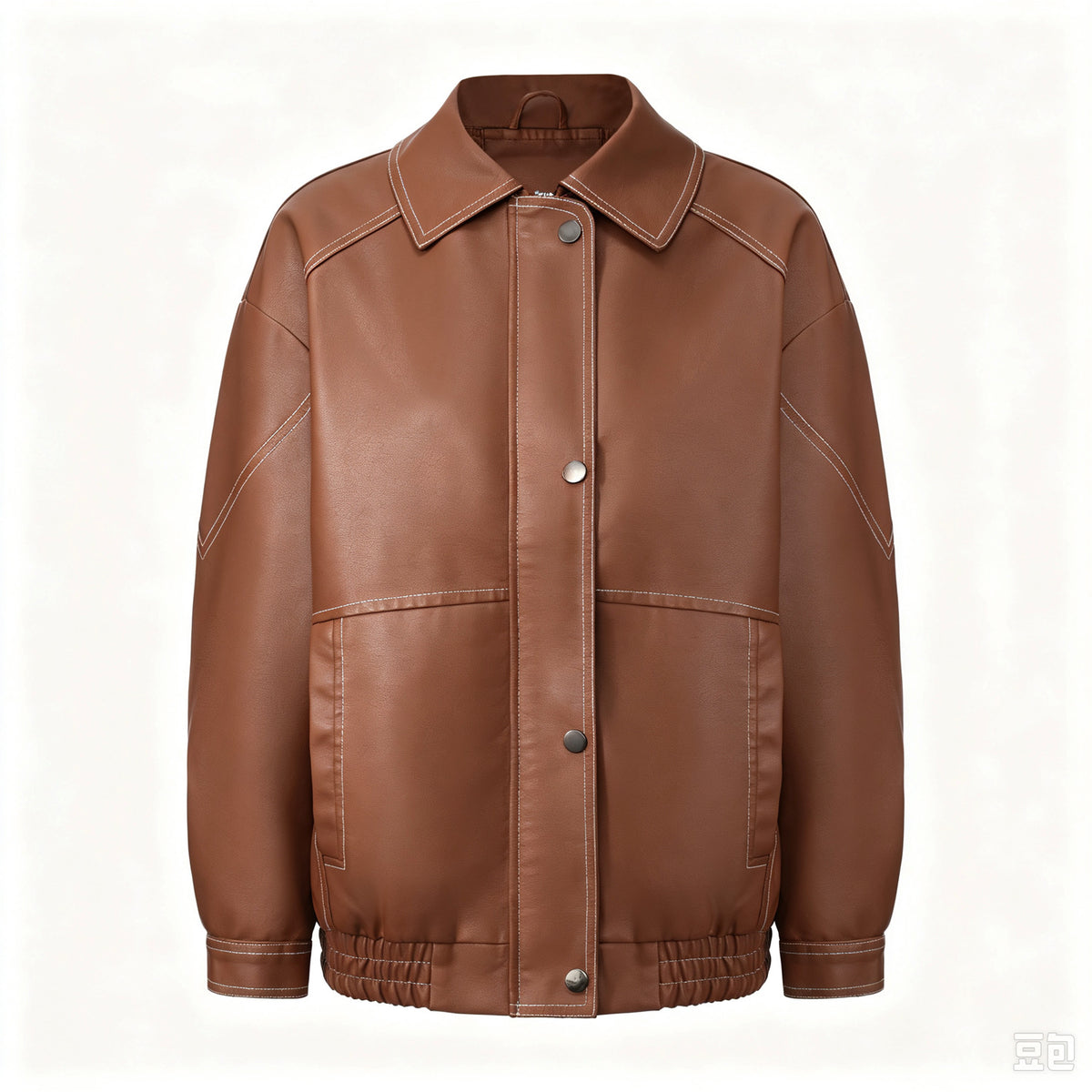 Collar long sleeved jacket