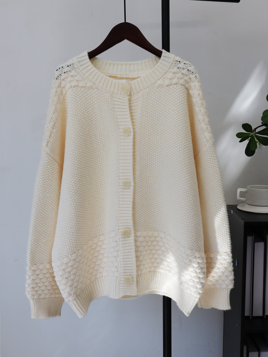 Loose cardigan sweater for women