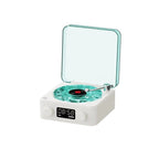 Caixa de Som Bluetooth Retrô com Design de Vinil