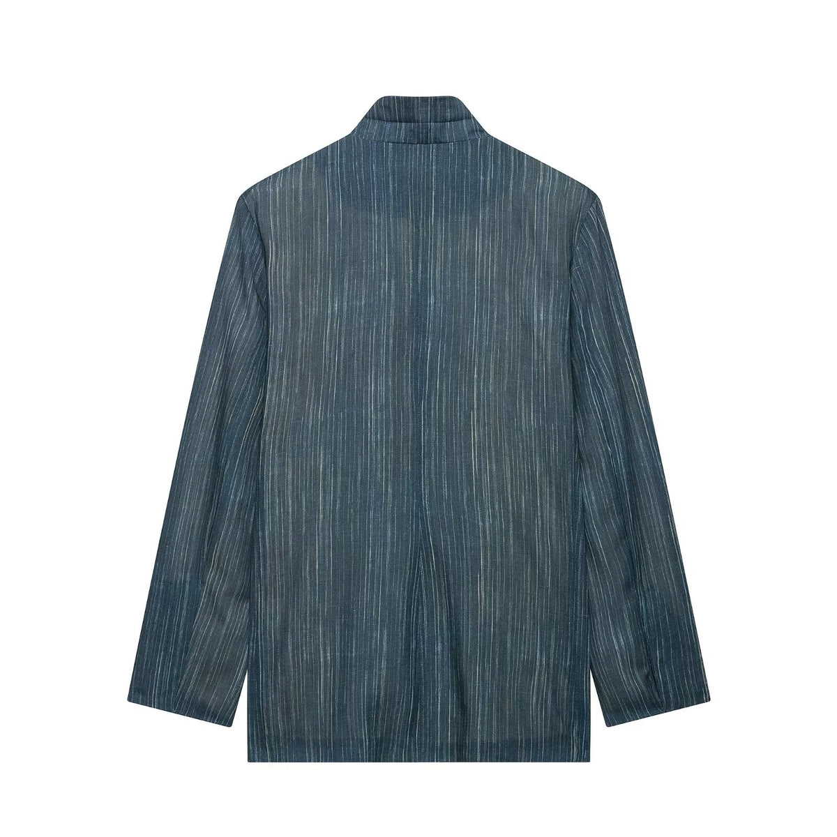 Striped suit jacket+long pants suit for women