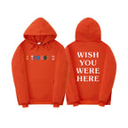Men's Casual Astroworld Graphic Long Sleeve Hooded Pullover Sweatshirt Fleece Lined