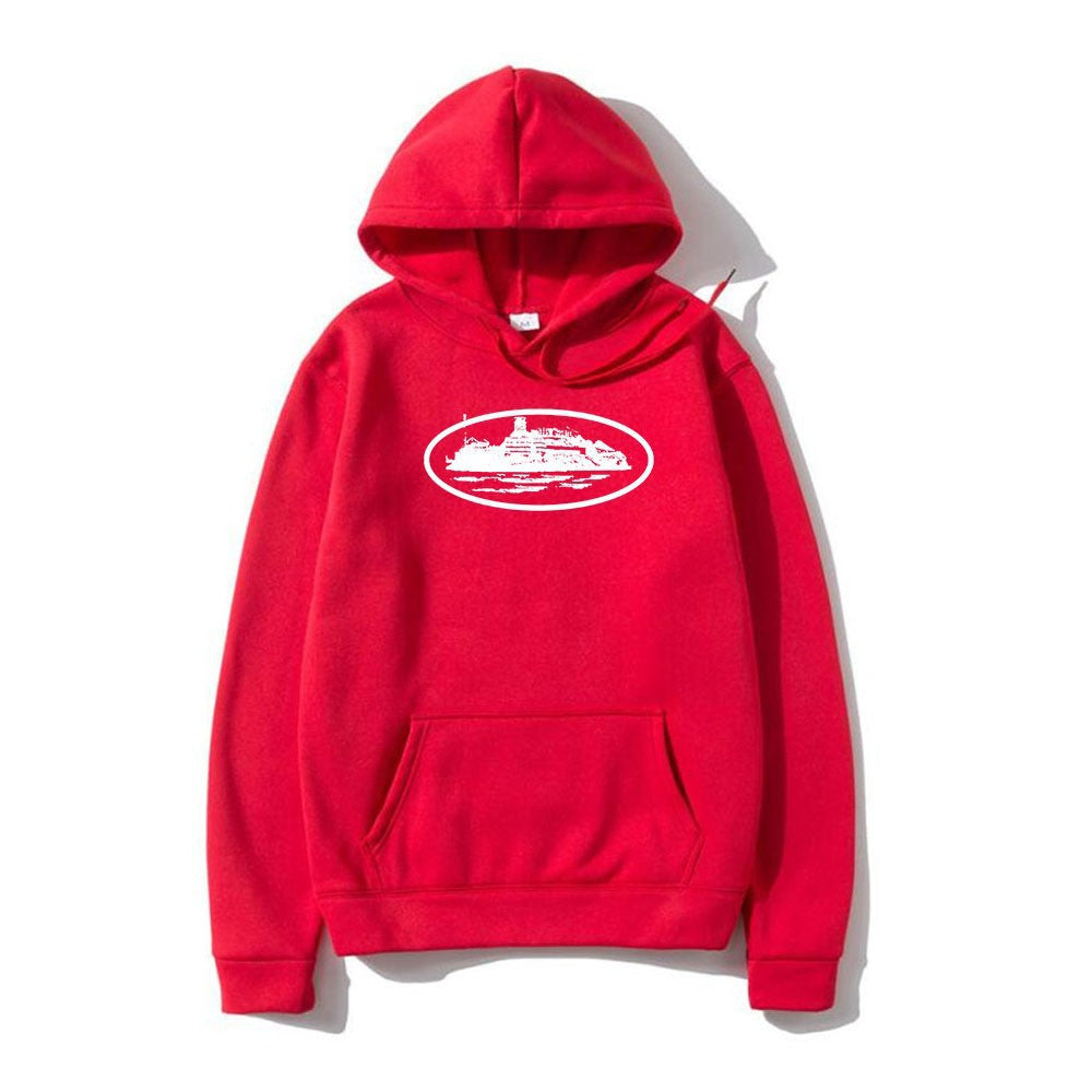 Casual Hooded Long Sleeve Loose Pullover Sweatshirt