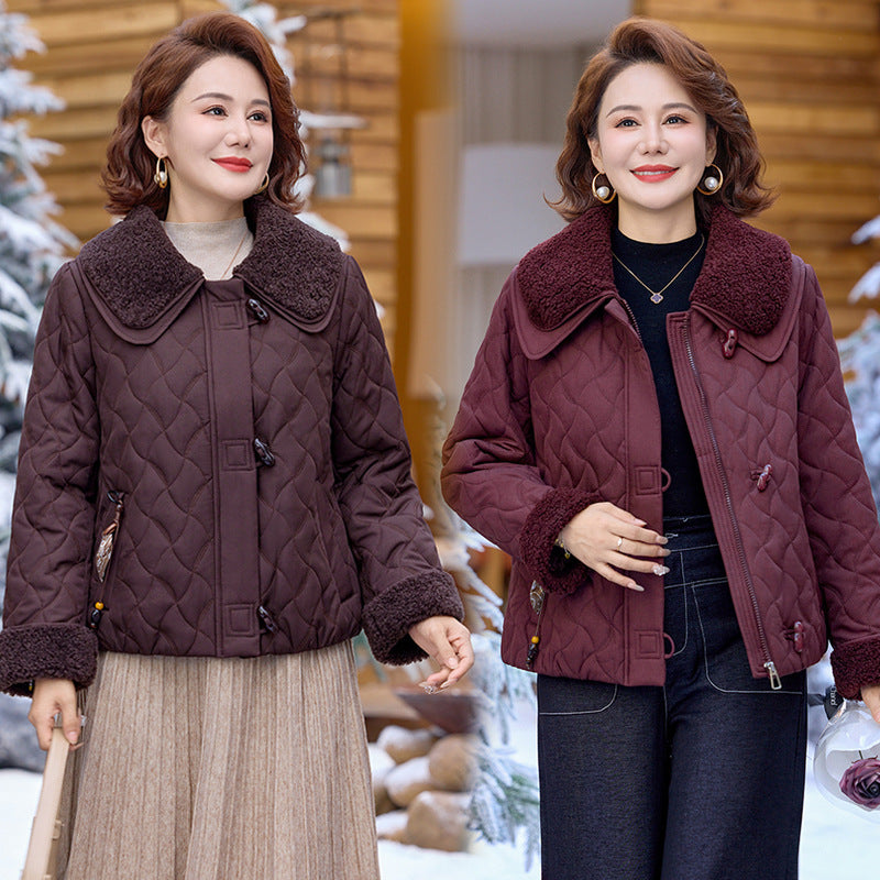 Collar long sleeved jacket