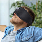 Máscara de Dormir com Música Bluetooth e Ruído Branco 3D