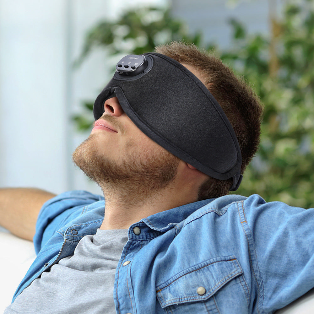 Máscara de Dormir com Música Bluetooth e Ruído Branco 3D