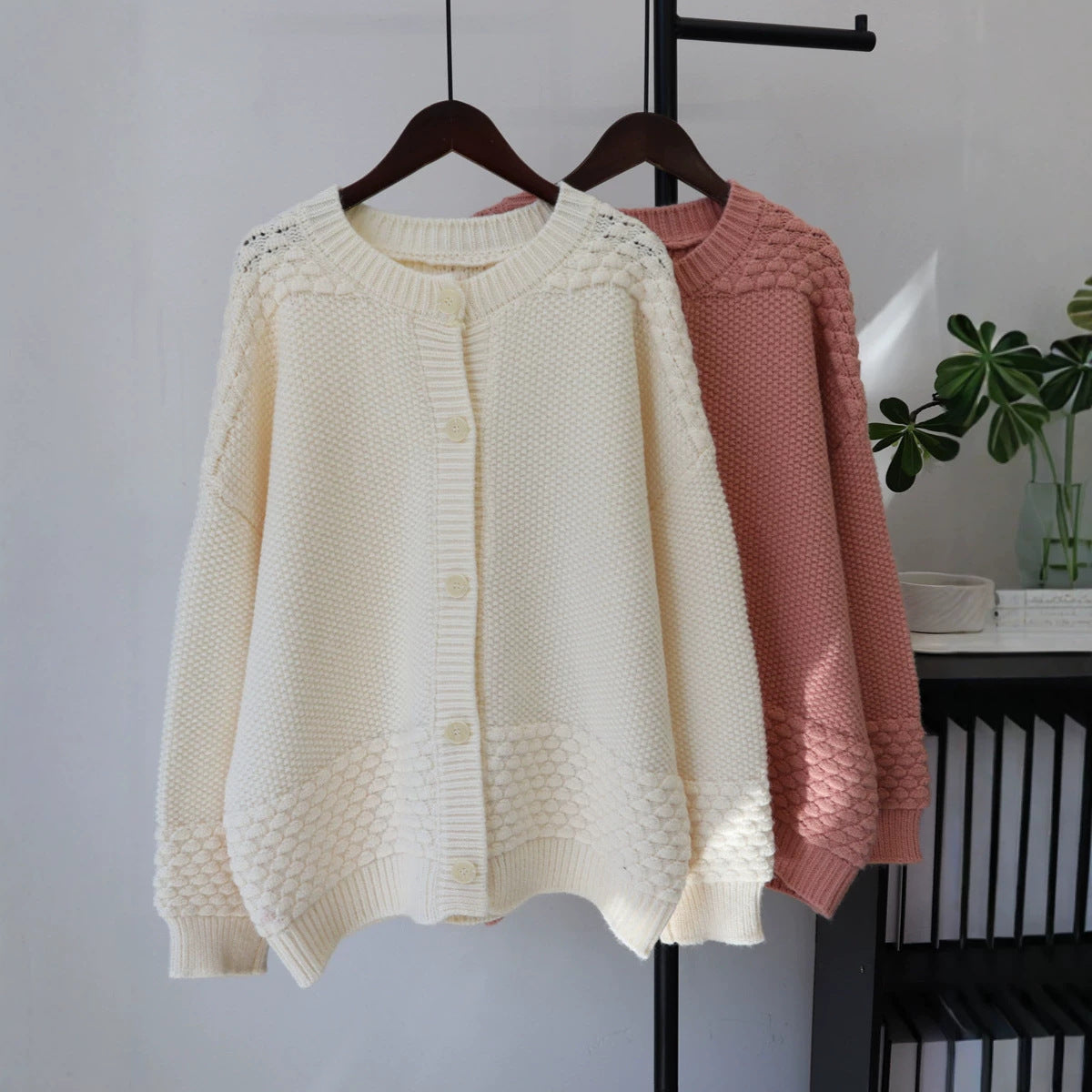 Loose cardigan sweater for women