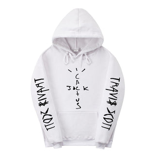 Trendy Fleece Lined Long Sleeve Hooded Unisex Sweatshirt