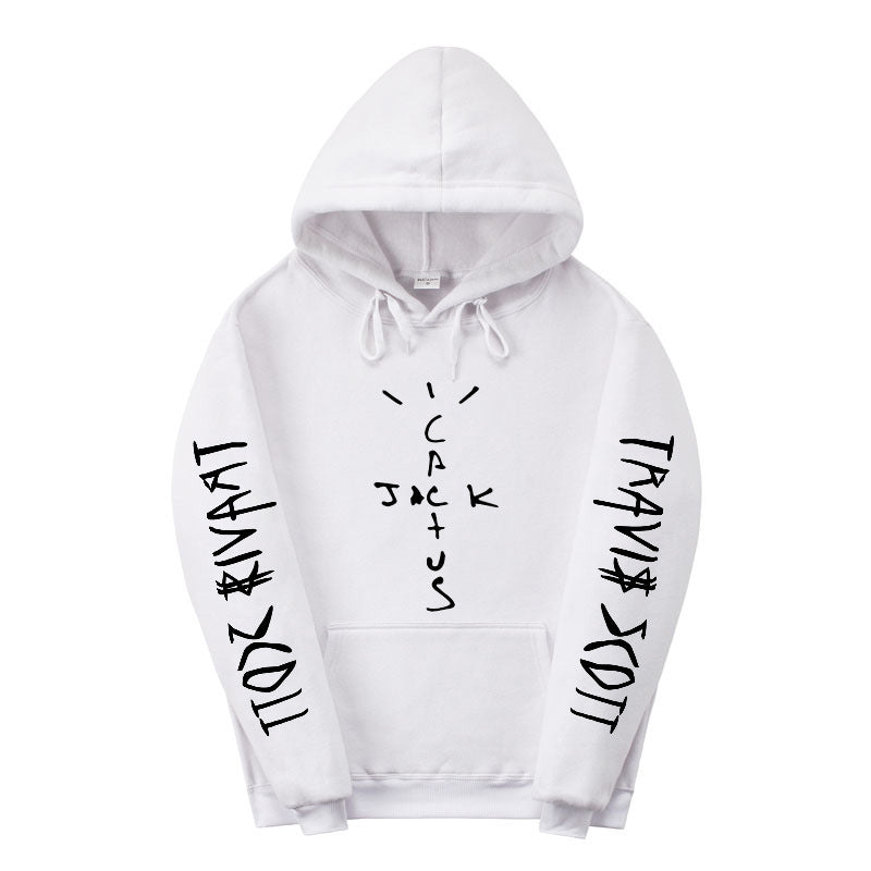 Trendy Fleece Lined Long Sleeve Hooded Unisex Sweatshirt