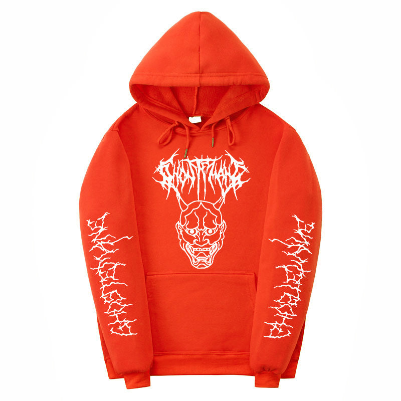Men's Sports Casual Long Sleeve Hooded Pullover Sweatshirt