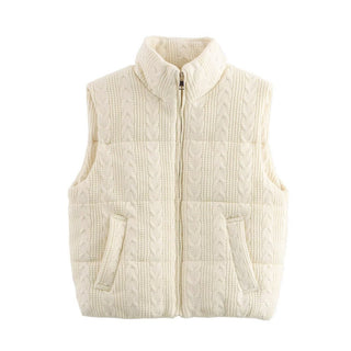 Colete Feminino Acolchoado Gola Alta