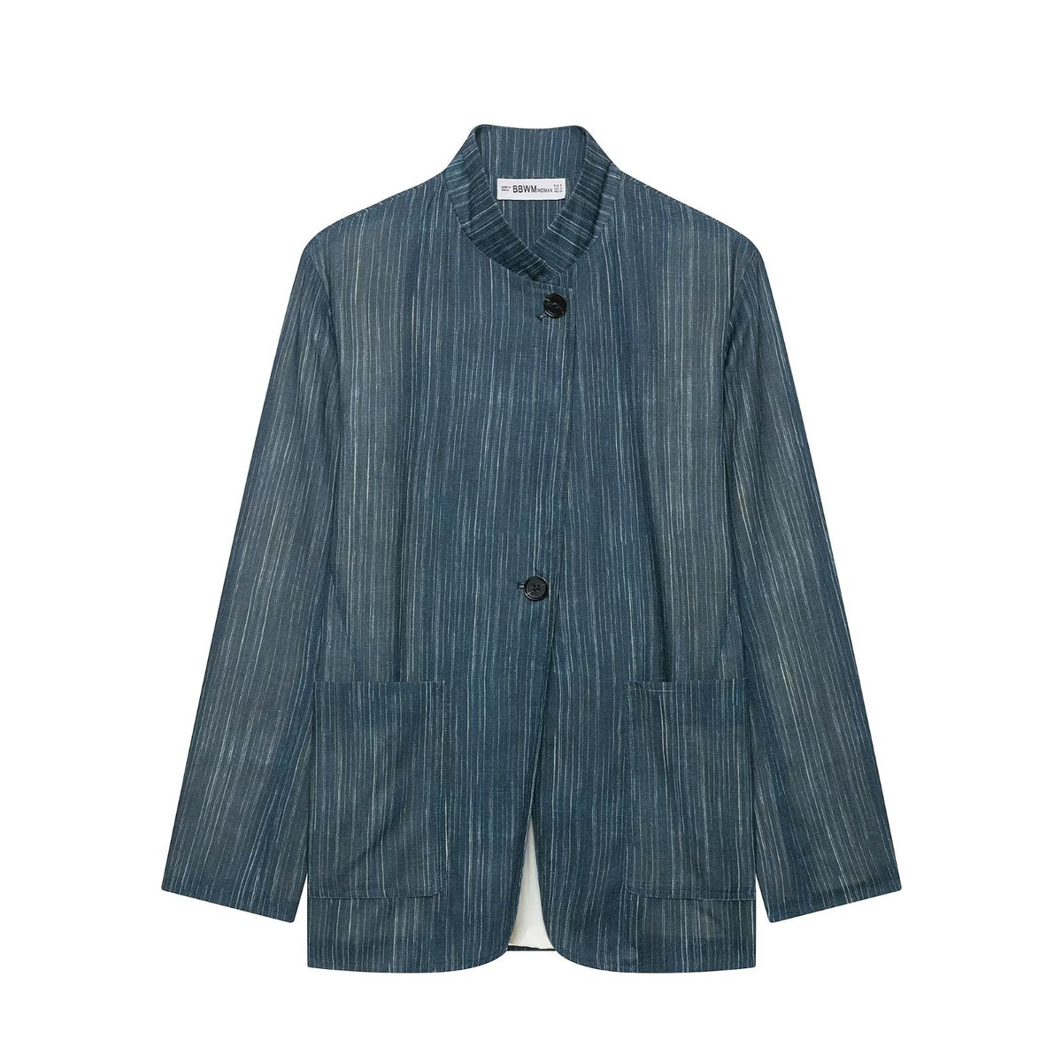 Striped suit jacket+long pants suit for women