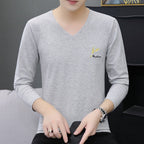 Men's slim fit long sleeved T-shirt