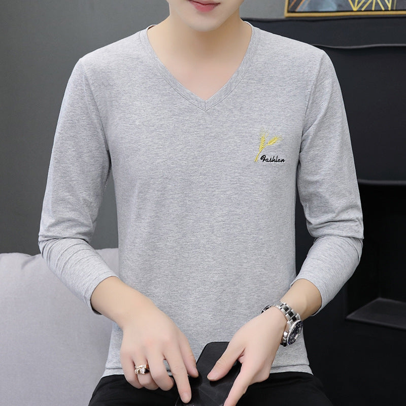 Men's slim fit long sleeved T-shirt