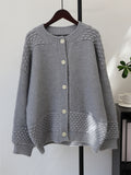 Loose cardigan sweater for women