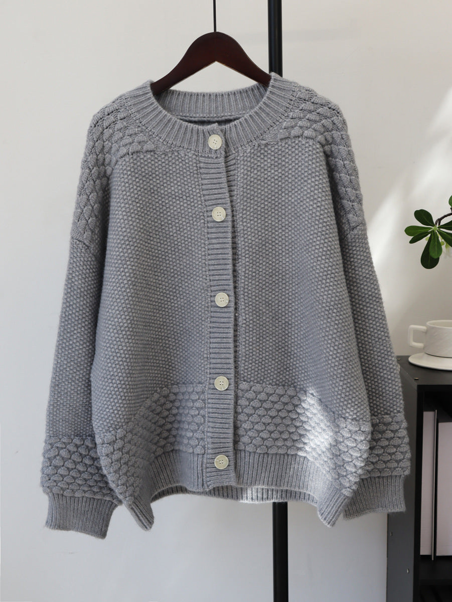 Loose cardigan sweater for women