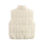 Colete Feminino Acolchoado Gola Alta