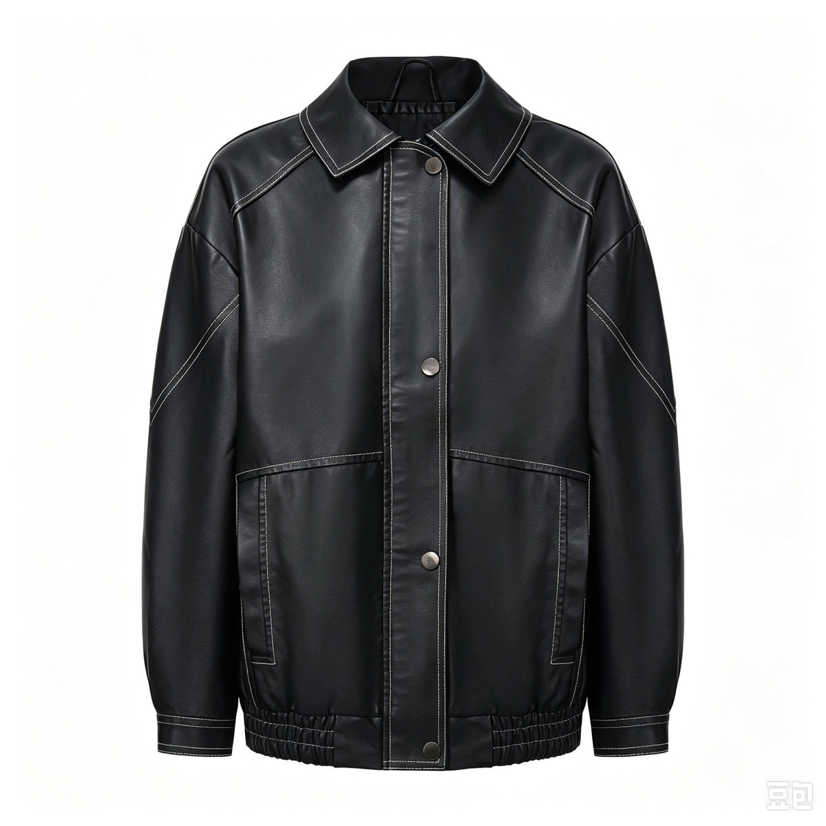 Collar long sleeved jacket