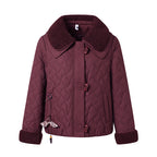 Collar long sleeved jacket