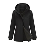 Detachable hat with multiple pockets and fleece jacket for women