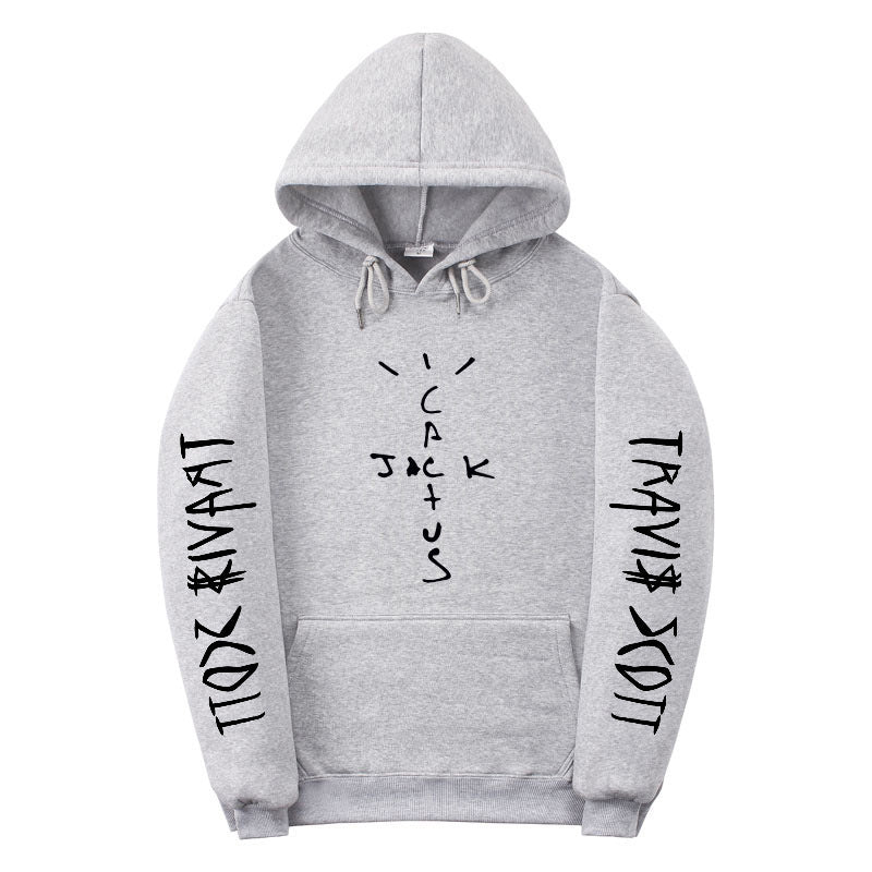 Trendy Fleece Lined Long Sleeve Hooded Unisex Sweatshirt