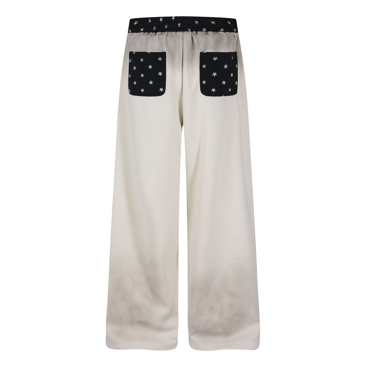 Women's Subculture Loose Wide Leg Sweatpants, Character Print, Star Waistband Casual Floor Length Pants