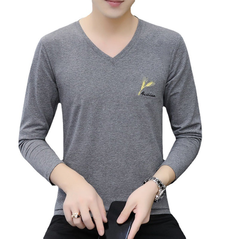 Men's slim fit long sleeved T-shirt