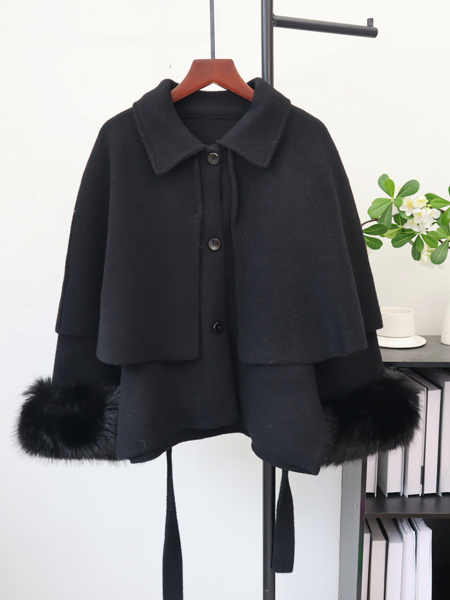 Women's loose collar jacket