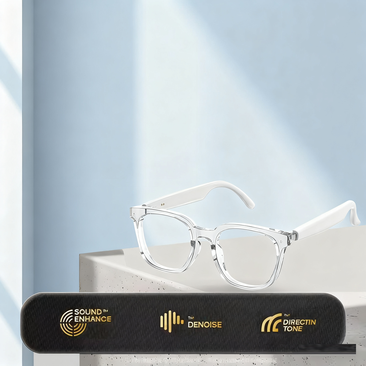 Óculos Inteligentes com Tradução em Tempo Real e Fone Bluetooth