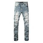 Men's Street Casual Slim Fit Stretch Denim Jeans
